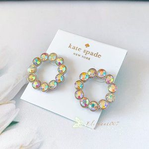 Kate Spade earrings gold crystal earrings